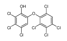 2,3,4-trichloro-6-(2,3,4,6-tetrachlorophenoxy)phenol Structure