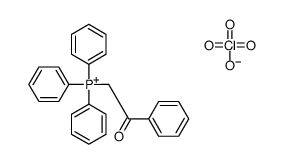 phenacyl(triphenyl)phosphanium,perchlorate Structure