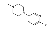 2-bromo-5-(4-methylpiperazin-1-yl)pyrazine structure