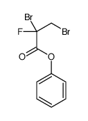 phenyl 2,3-dibromo-2-fluoropropanoate结构式