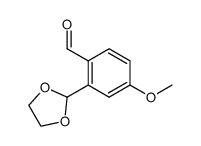 2-(2-(1,3-dioxalanyl))-4-methoxybenzaldehyde结构式