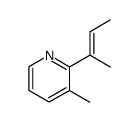 2-(methyl-1-propen-1-yl)-3-methylpyridine Structure