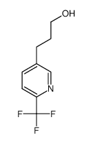 3-[6-trifluoromethyl-3-pyridinyl]-1-propanol结构式