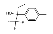α-Aethyl-4-methyl-α-trifluormethyl-benzylalkohol结构式