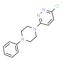 3-Chloro-6-(4-phenylpiperazin-1-yl)pyridazine structure