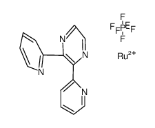 {Ru(2,3-bis(2-pyridyl)pyrazine)3}(PF6)2 Structure