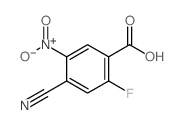 4-Cyano-2-fluoro-5-nitrobenzoic acid structure