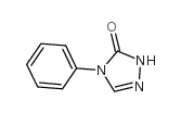 3H-1,2,4-Triazol-3-one,2,4-dihydro-4-phenyl- structure