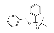 2-benzyloxy-3,3-dimethyl-2-phenyl-oxirane Structure