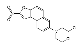 7-(BIS(2-CHLOROETHYL)AMINO)-2-NITRONAPHTHO(2,1-B)FURAN structure