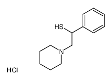 1-Phenyl-2-piperidino-1-mercapto-aethan-hydrochlorid Structure