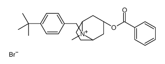 [(1R,5S)-8-[(4-tert-butylphenyl)methyl]-8-methyl-8-azoniabicyclo[3.2.1]octan-3-yl] benzoate,bromide Structure