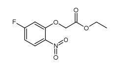 ethyl 2-(5-fluoro-2-nitrophenoxy)acetate Structure