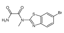 N'-(6-bromo-1,3-benzothiazol-2-yl)-N'-methyloxamide结构式