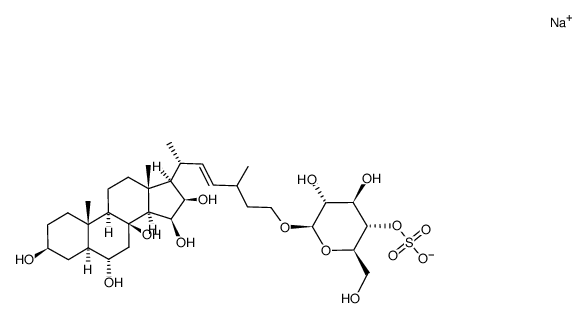 Coscinasteroside D Structure