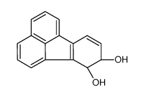 (7S,8S)-7,8-dihydrofluoranthene-7,8-diol结构式
