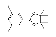 2-(3-iodo-5-methylphenyl)-4,4,5,5-tetramethyl-1,3,2-dioxaborolane Structure