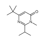 6-tert-butyl-3-methyl-2-propan-2-ylpyrimidin-4-one Structure
