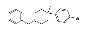 1-benzyl-4-(4-bromo-phenyl)-4-methyl-piperidine结构式