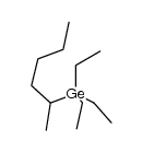 1-methylpentyltriethylgermane结构式