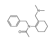 N-benzyl-N-<6-(dimethylaminomethyl)-1-cyclohexenyl>acetamide Structure