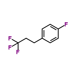 1-Fluoro-4-(3,3,3-trifluoropropyl)benzene结构式