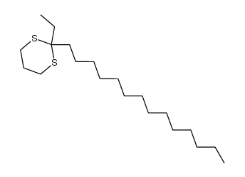 2-Ethyl-2-tetradecyl-1,3-dithian Structure