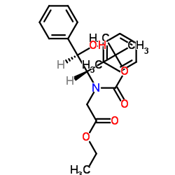 N-(tert-Butyloxycarbonyl)-N-[(1S,2R)-2-hydroxy-1,2-diphenylethyl]-glycine Ethyl Ester picture