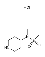 N-methyl-N-piperidin-4-yl-methanesulfonamide hydrochloride picture