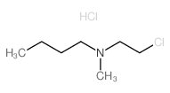 N-(2-chloroethyl)-N-methylbutan-1-amine,hydrochloride结构式