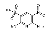 2,6-diamino-3-nitropyridine-5-sulfonic acid Structure