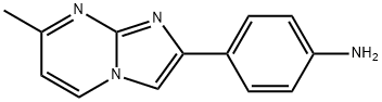 4-(7-methylimidazo[1,2-a]pyrimidin-2-yl)aniline Structure