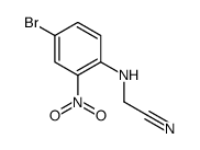 [(4-Bromo-2-nitrophenyl)amino]acetonitrile结构式