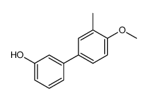 3-(4-methoxy-3-methylphenyl)phenol结构式
