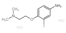 N-[2-(4-Amino-2-fluorophenoxy)ethyl]-N,N-dimethylamine dihydrochloride Structure