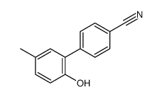 4-(2-hydroxy-5-methylphenyl)benzonitrile结构式