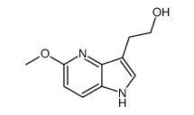 2-(5-methoxy-1H-pyrrolo[3,2-b]pyridin-3-yl)ethanol结构式