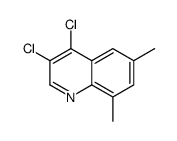 3,4-dichloro-6,8-dimethylquinoline structure