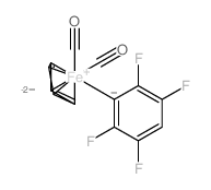 Iron, dicarbonyl(h5-2,4-cyclopentadien-1-yl)(2,3,5,6-tetrafluorophenyl)- picture