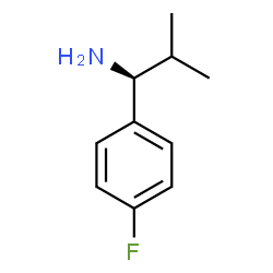 (1S)-1-(4-FLUOROPHENYL)-2-METHYLPROPYLAMINE结构式