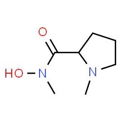 2-Pyrrolidinecarboxamide,N-hydroxy-N,1-dimethyl-(9CI) Structure