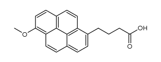 4-(1-methoxypyren-6-yl)butanoic acid Structure