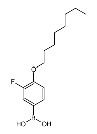 (3-fluoro-4-octoxyphenyl)boronic acid结构式