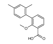 3-(2,4-dimethylphenyl)-2-methoxybenzoic acid Structure