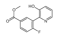 methyl 4-fluoro-3-(3-hydroxypyridin-2-yl)benzoate Structure