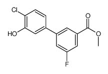 methyl 3-(4-chloro-3-hydroxyphenyl)-5-fluorobenzoate Structure