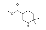 6,6-二甲基哌啶-3-羧酸甲酯结构式