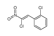 (Z)-2-chloro-(2-chloro-2-nitroethenyl)benzene Structure