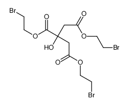 tris(2-bromoethyl) 2-hydroxypropane-1,2,3-tricarboxylate Structure