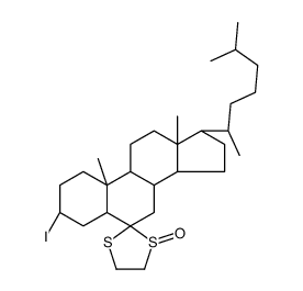3-beta-Iodo-6,6-ethylene-alpha-sulfinyl-beta-thio-5-alpha-cholestane picture
